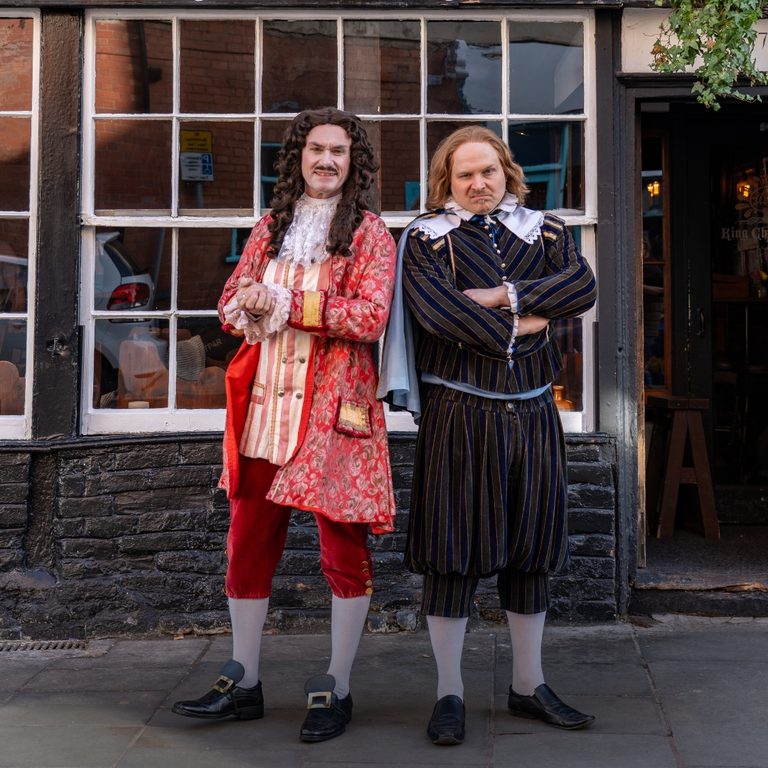 Charles II and Oliver Cromwell 1