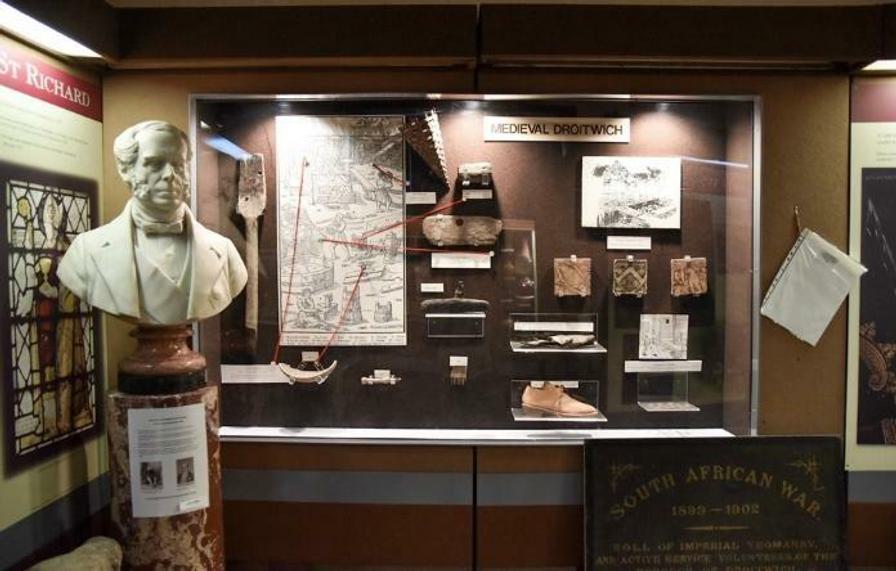 Photo of exhibit at Salt Museum