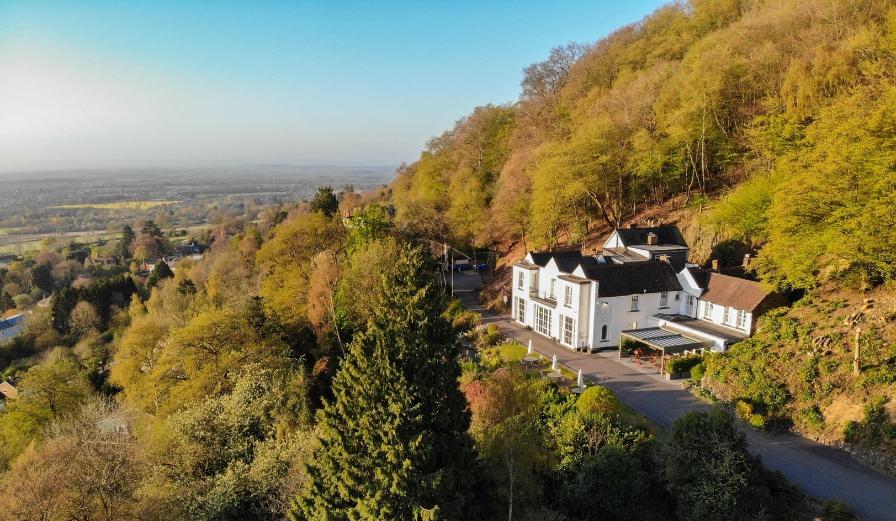 Photo of exterior of Cottage in the Wood Drone image