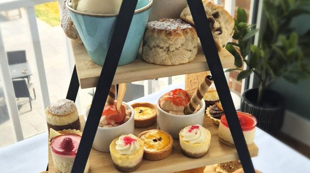 Afternoon Tea at The Vale Window View