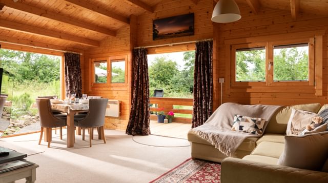 Cabin open plan living