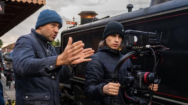 Filming taking place at Severn Valley Railway