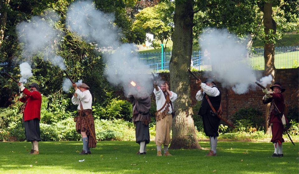 Firing at The Commandery