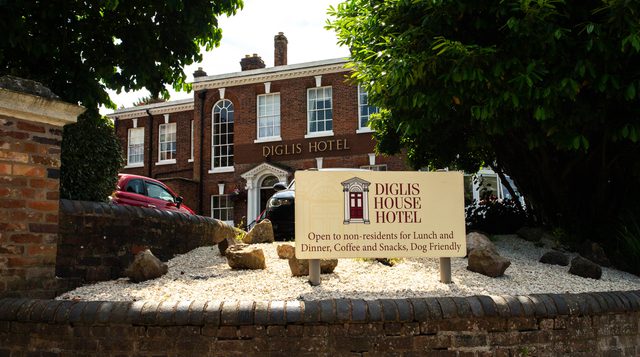 From the path hotel view