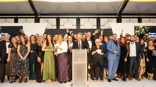 Group photo of award winners at Tourism Awards