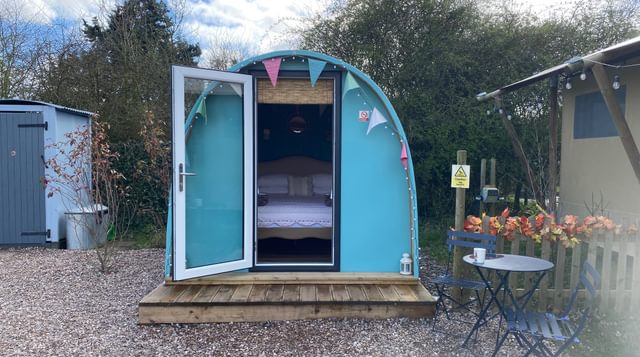 Luna the Hully Sleeping Pod front aspect March 24