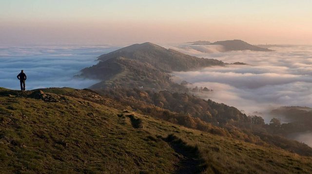Malvern Hills Sunset Fog Mist e1628594667791