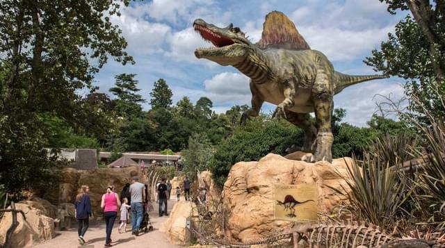 Photo of dinosaur exhibit at West Midland Safari Park