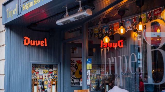 Photo of exterior of Tripel B Beer Cafe in Worcester