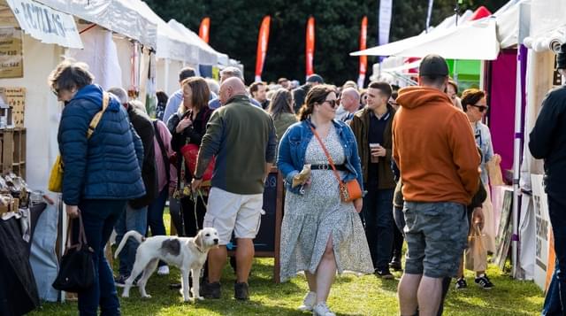 Photo of visitors attending Food and Drink Festival