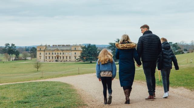 Visitors walking the grounds of Croome Court 2