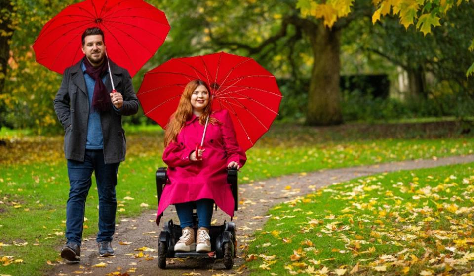 Visitors walking through Arley Aboretum
