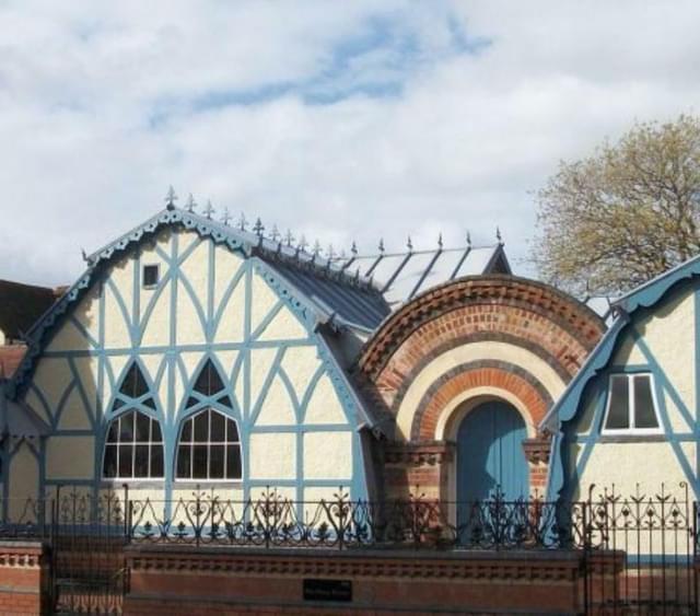 Photo of the exterior of the Pump Houses at Tenbury Wells