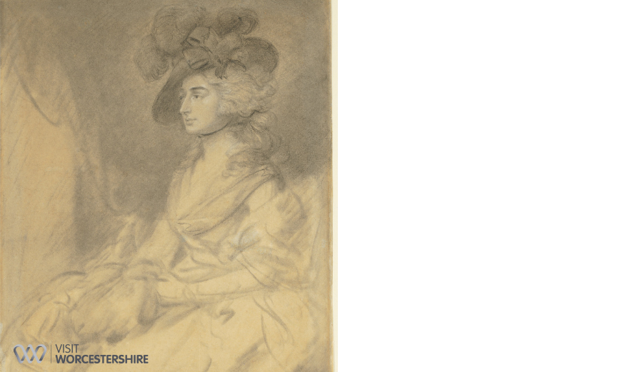 Painting: Mrs. Sarah Siddons, courtesy of the Cleveland Museum of Art by Thomas Gainsborough (British, 1727-1788)